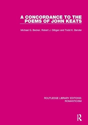 Stock image for A Concordance to the Poems of John Keats for sale by Revaluation Books
