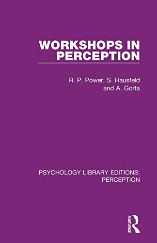 Stock image for Workshops in Perception for sale by Blackwell's