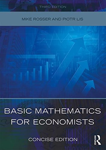 9781138203587: Basic Mathematics for economists