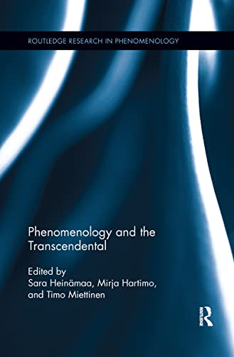 Stock image for Phenomenology and the Transcendental for sale by Blackwell's