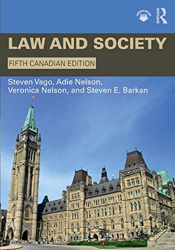 9781138215818: Law and Society: Canadian Edition
