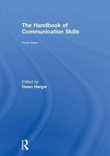Beispielbild fr The Handbook of Communication Skills zum Verkauf von Buchpark