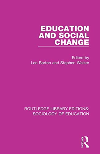 Stock image for Education and Social Change Rle S for sale by Chiron Media