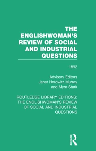 Stock image for The Englishwoman's Review of Social and Industrial Questions: 1892 for sale by Blackwell's