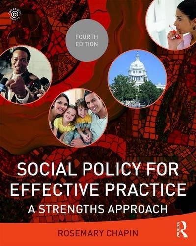 Imagen de archivo de Social Policy for Effective Practice: A Strengths Approach a la venta por Giant Giant