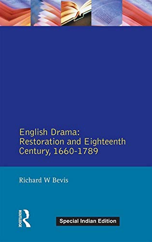 Beispielbild fr English Drama: Restoration and Eighteenth Century, 1660-1789 zum Verkauf von Kanic Books