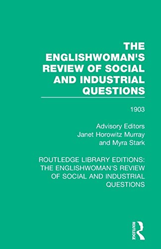 Stock image for The Englishwoman's Review of Social and Industrial Questions: 1903 for sale by Blackwell's