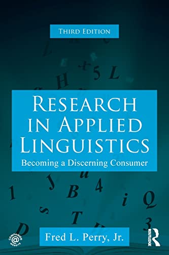 Imagen de archivo de Research in Applied Linguistics: Becoming a Discerning Consumer a la venta por Chiron Media