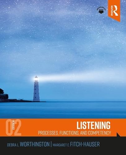 9781138229501: Listening: Processes, Functions, and Competency