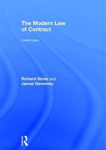 Stock image for The Modern Law of Contract for sale by Mispah books