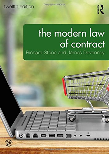 Imagen de archivo de The Modern Law of Contract a la venta por AwesomeBooks