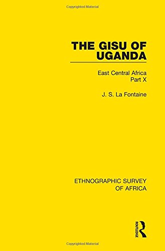 Stock image for The Gisu of Uganda: East Central Africa Part X for sale by Chiron Media