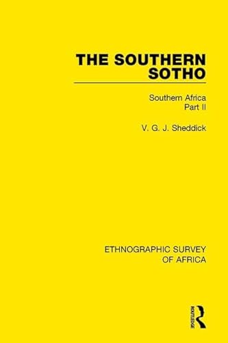 Stock image for 24: The Southern Sotho: Southern Africa Part II (Ethnographic Survey of Africa) for sale by Chiron Media