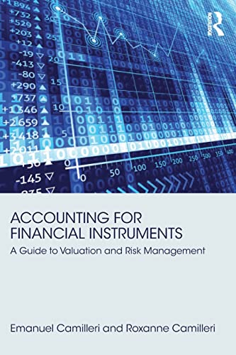 Imagen de archivo de Accounting for Financial Instruments: A Guide to Valuation and Risk Management a la venta por Chiron Media