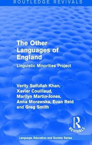 Stock image for The Other Languages of England 1985: Linguistic Minorities Project for sale by Revaluation Books