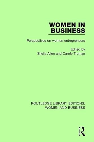 Stock image for Women in Business: Perspectives on Women Entrepreneurs (Routledge Library Editions Women and Business) for sale by Chiron Media