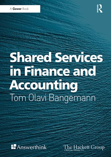 9781138247611: SHARED SERVICES IN FINANCE AND ACCOUNTING