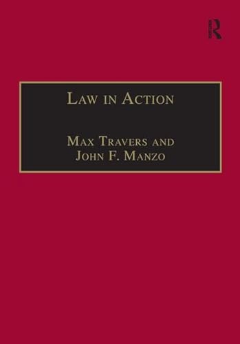 9781138250161: Law in Action: Ethnomethodological and Conversation Analytic Approaches to Law (Socio-Legal Studies)