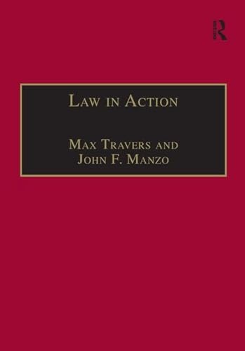 9781138250161: Law in Action: Ethnomethodological and Conversation Analytic Approaches to Law (Socio-Legal Studies)
