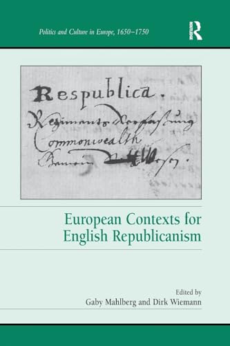 Beispielbild fr European Contexts for English Republicanism zum Verkauf von Blackwell's