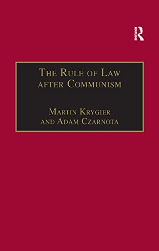 Beispielbild fr The Rule of Law After Communism zum Verkauf von Blackwell's