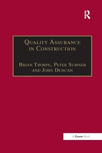 9781138263185: Quality Assurance in Construction