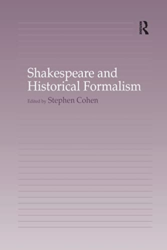 Stock image for Shakespeare and Historical Formalism for sale by Chiron Media