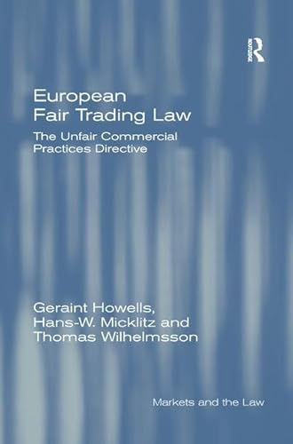 Imagen de archivo de European Fair Trading Law a la venta por Blackwell's