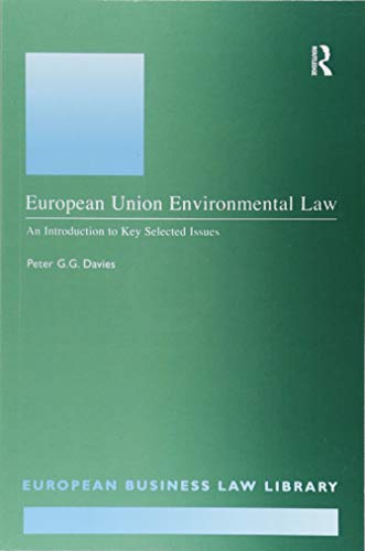 Beispielbild fr European Union Environmental Law zum Verkauf von Blackwell's