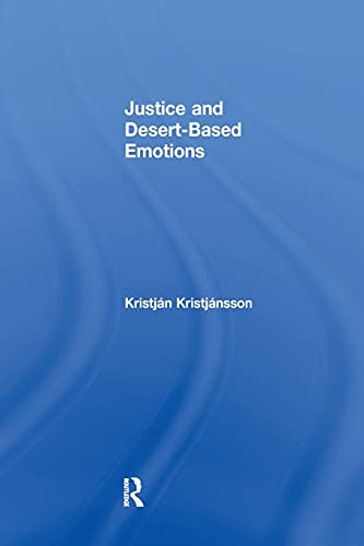 Stock image for Justice and Desert-Based Emotions for sale by Blackwell's