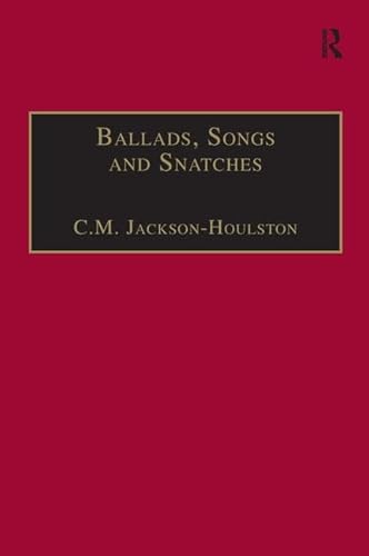 Stock image for Ballads, Songs and Snatches for sale by Blackwell's