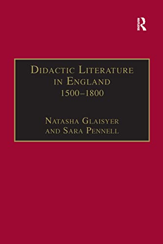 Stock image for Didactic Literature in England 1500-1800 for sale by Blackwell's