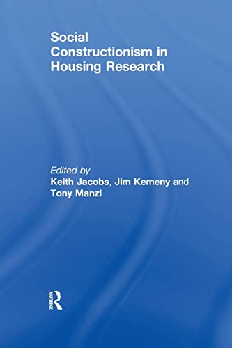 Stock image for Social Constructionism in Housing Research for sale by Blackwell's