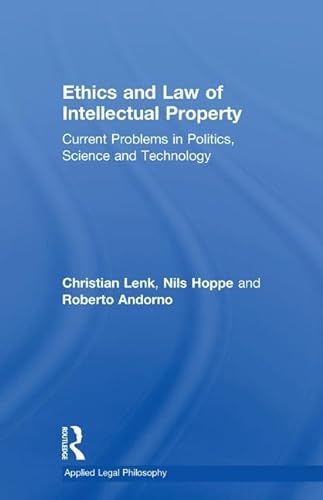 Beispielbild fr Ethics and Law of Intellectual Property zum Verkauf von Blackwell's