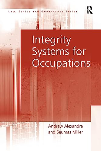 Beispielbild fr Integrity Systems for Occupations zum Verkauf von Blackwell's