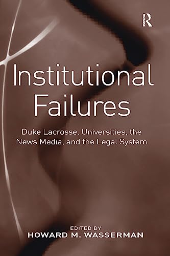 Beispielbild fr Institutional Failures zum Verkauf von Blackwell's