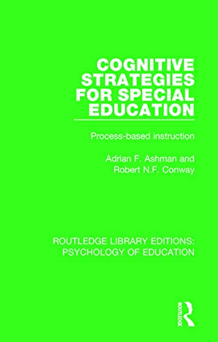 Beispielbild fr Cognitive Strategies for Special Education: Process-Based Instruction zum Verkauf von Blackwell's