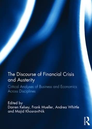 Stock image for The Discourse of Financial Crisis and Austerity for sale by Blackwell's