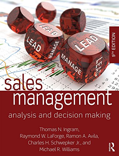 Beispielbild fr Sales Management: Analysis and Decision Making zum Verkauf von ThriftBooks-Atlanta