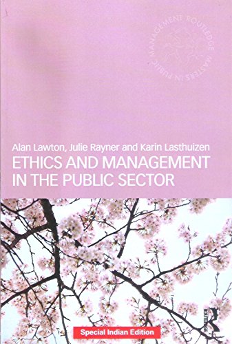 Stock image for Ethics and Management in the Public Sector for sale by Kanic Books