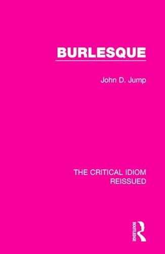 Stock image for Burlesque (The Critical Idiom Reissued) for sale by Chiron Media