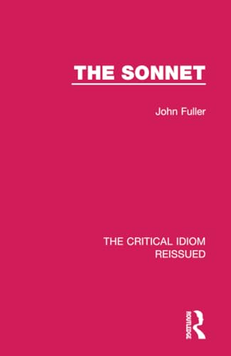 Stock image for The Sonnet (The Critical Idiom Reissued) for sale by Chiron Media