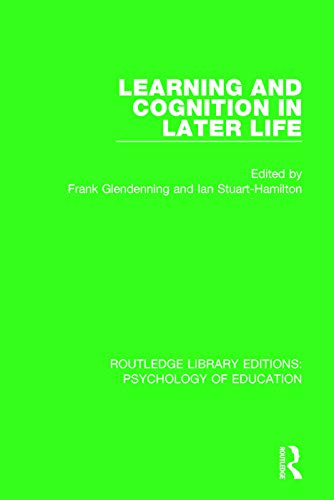 Stock image for Learning and Cognition in Later Life for sale by Blackwell's