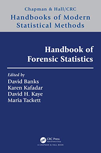 Imagen de archivo de Handbook of Forensic Statistics (Chapman & Hall/CRC Handbooks of Modern Statistical Methods) a la venta por Chiron Media