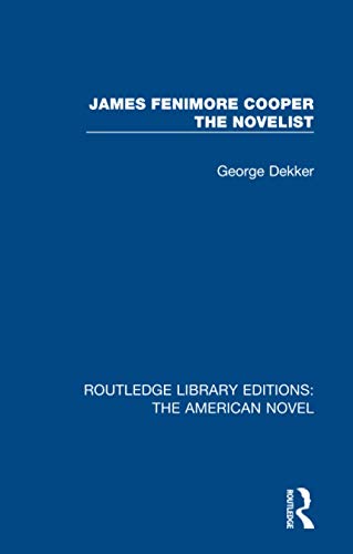 Beispielbild fr James Fenimore Cooper the Novelist zum Verkauf von Blackwell's