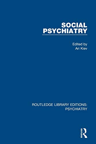 Beispielbild fr Social Psychiatry: Volume 1 zum Verkauf von Blackwell's