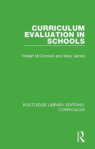 Beispielbild fr Curriculum Evaluation in Schools zum Verkauf von Revaluation Books