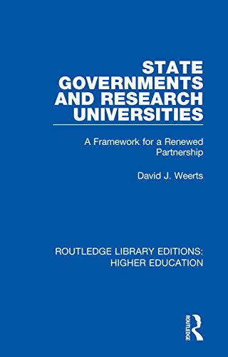 Beispielbild fr State Governments and Research Universities zum Verkauf von Blackwell's