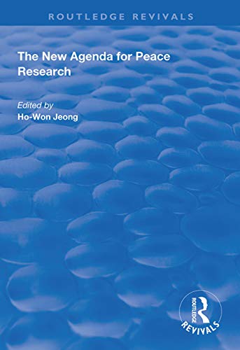 Stock image for The New Agenda for Peace Research for sale by Blackwell's