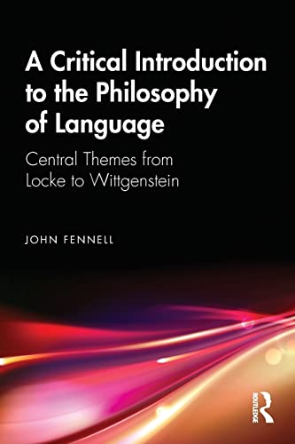 Imagen de archivo de A Critical Introduction to the Philosophy of Language a la venta por Chiron Media